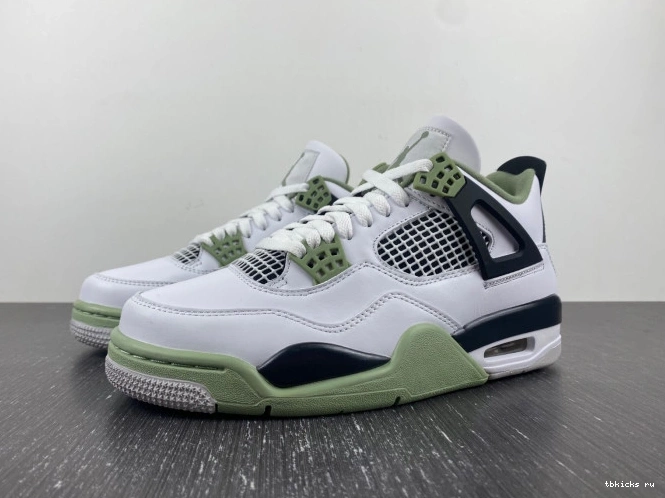Rep TB Jordan WMNS AQ9129-103 Seafoam Air 4 0811